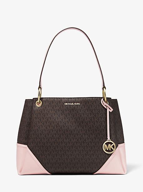 Nicole Large Logo Shoulder Bag 